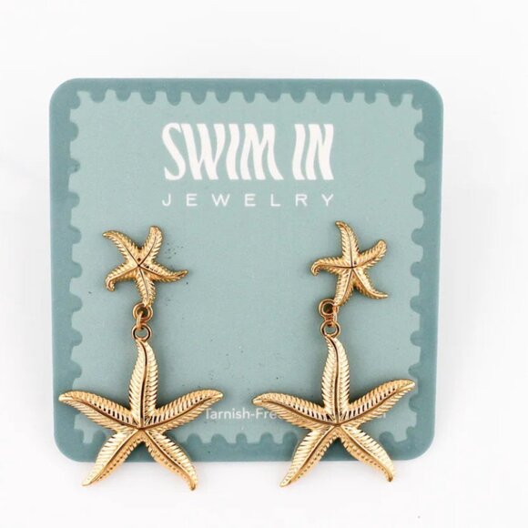 Swim In Jewelry - Aquamarine Earrings - Picture 3 of 4